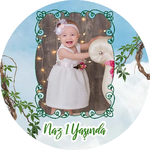 Safari Temalı yuvarlak Açacak Magneti